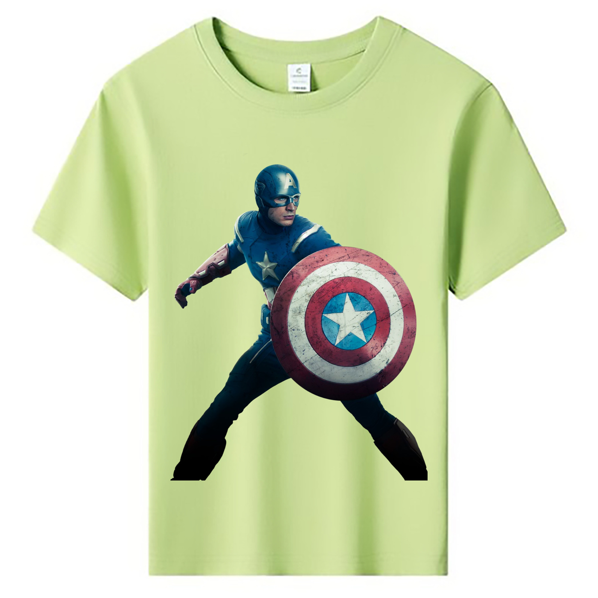 （画像用） アベンジャーズ The Avengers 綿100％キッズTシャツ（フロントプリント）